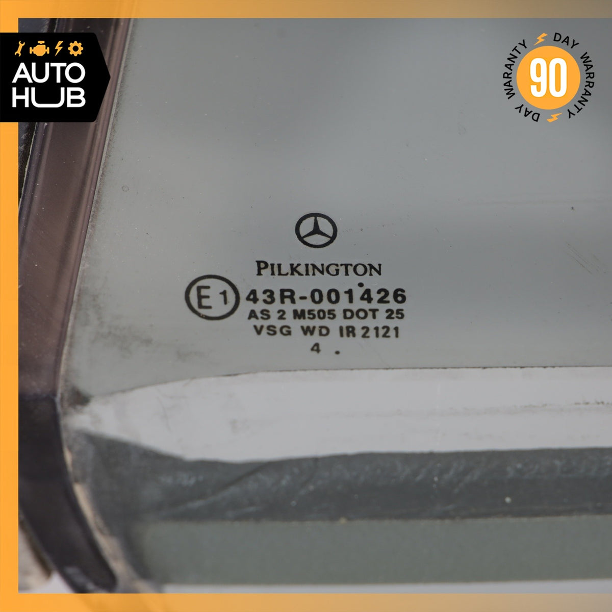 00-06 Mercedes W215 CL55 AMG CL500 Quarter Window Glass Rear Left Side OEM - photo 6