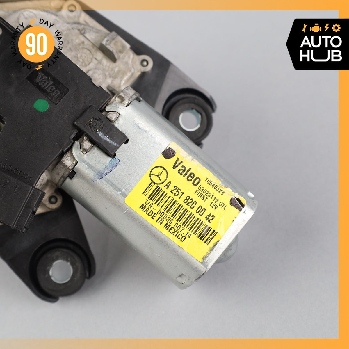 06-19 Mercedes W166 ML350 ML63 AMG R350 Rear Glass Windshield Wiper Motor OEM - photo 3