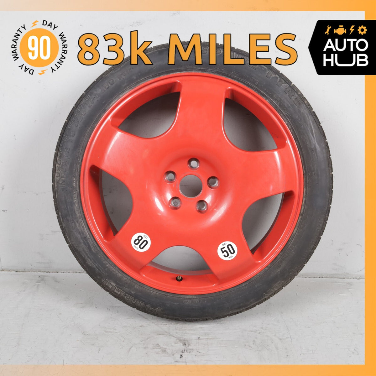 Bentley Continental GTC Speed Emergency Spare Tire Wheel Donut Rim 20 20" OEM - photo 1