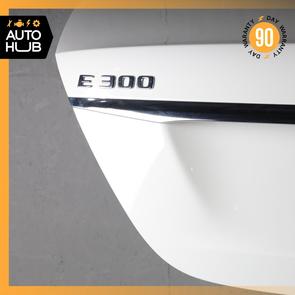 17-20 Mercedes W213 E300 E450 Trunk Lid Panel Assembly White OEM 89k - photo 6