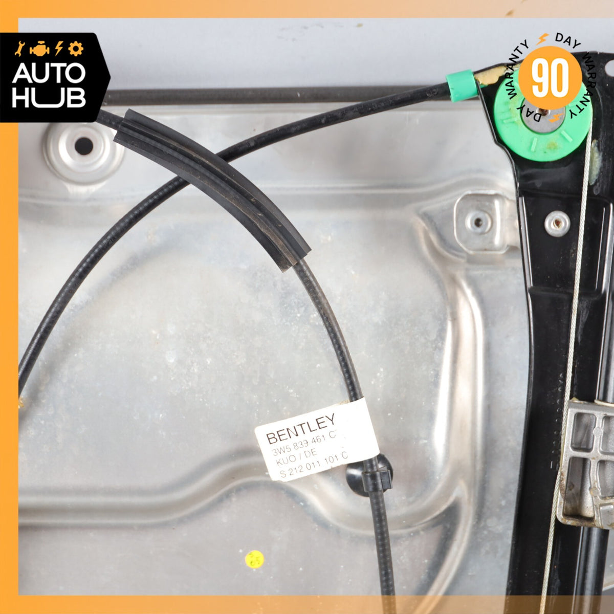 06-13 Bentley Continental Flying Spur Rear Left Door Window Regulator OEM 80k - photo 11