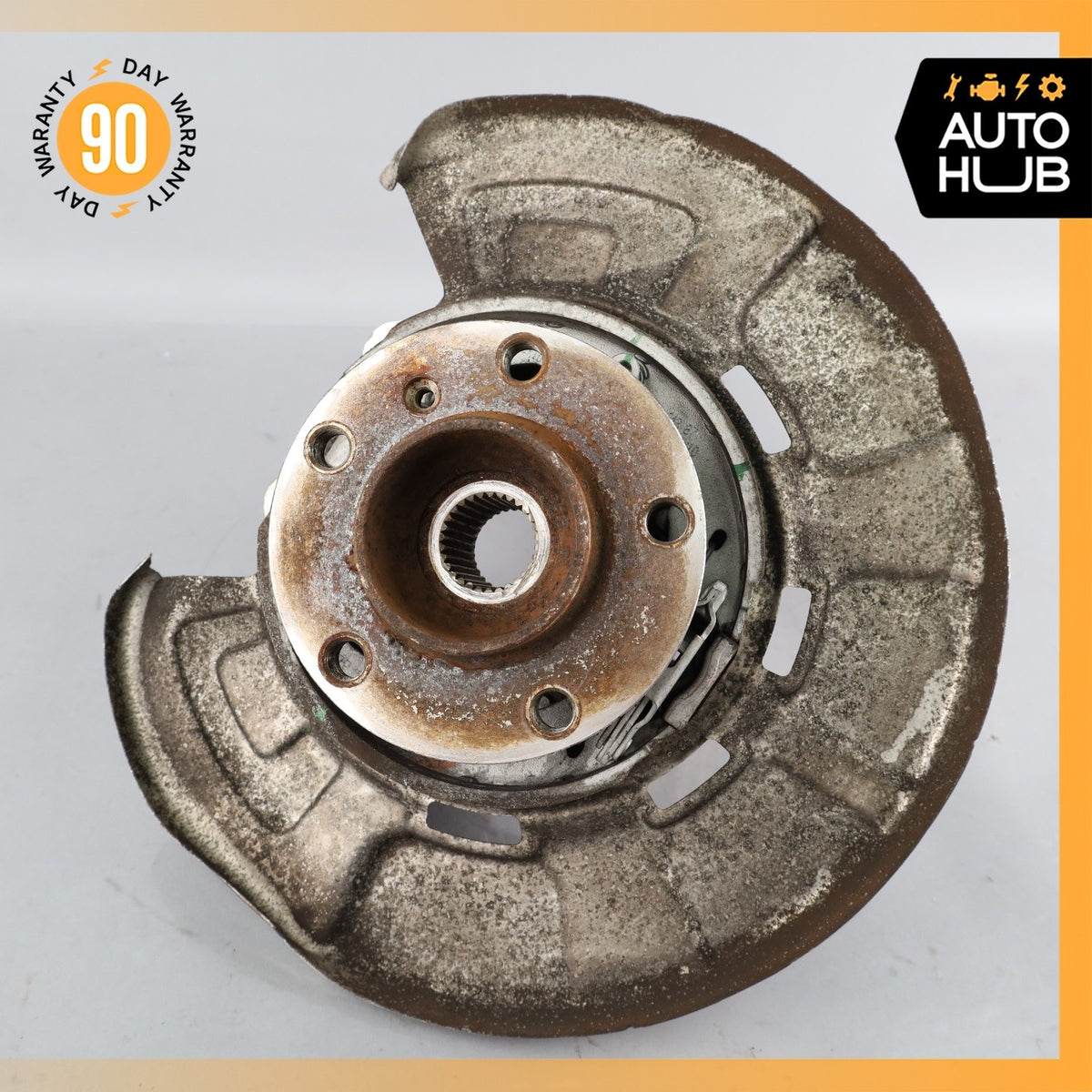07-19 BMW E70 X5 X6 Rear Left Driver Side Spindle Knuckle Hub w/ Shield OEM - photo 1