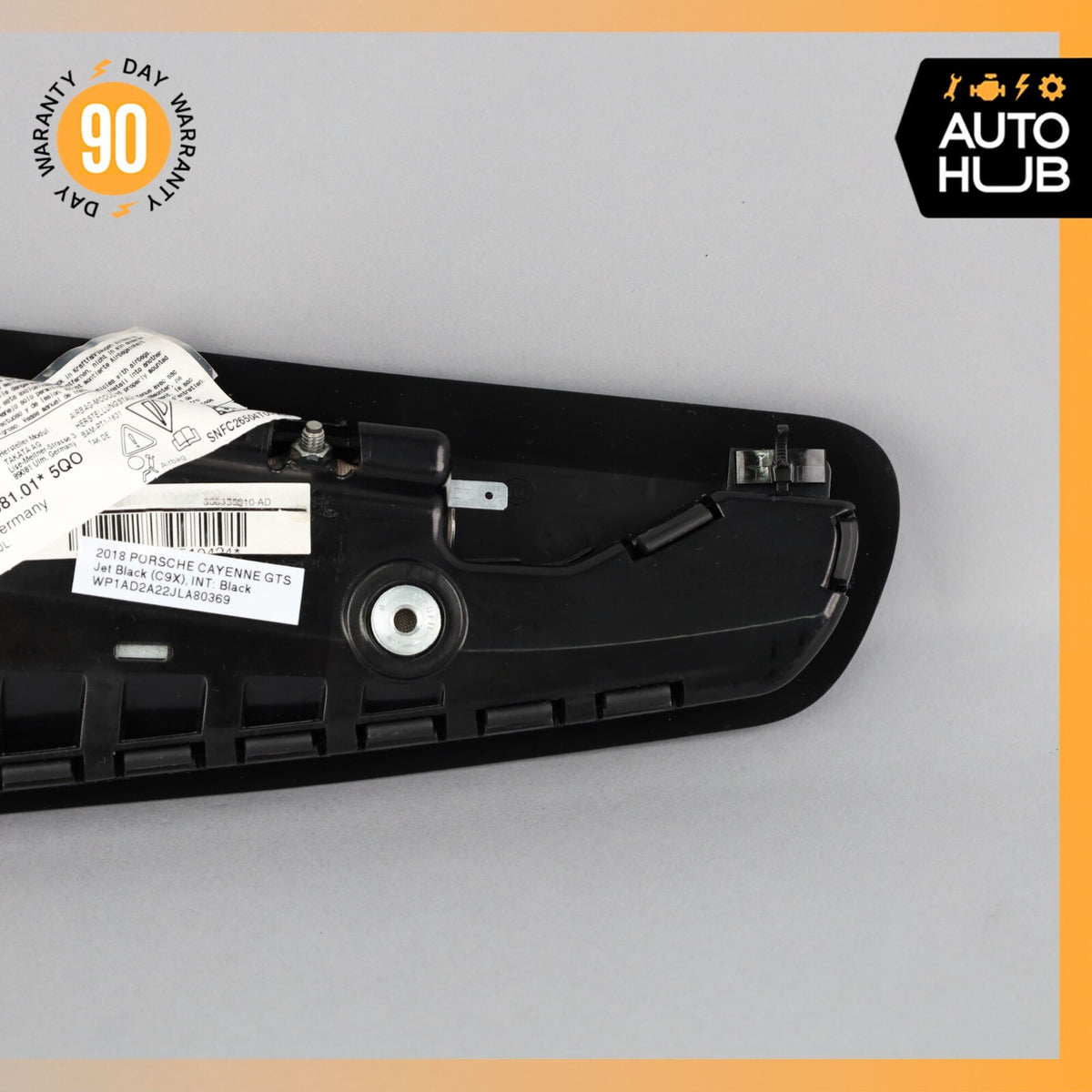 10-16 Porsche Panamera 970 Front Left Driver Side Seat Airbag Air Bag Black OEM - photo 6