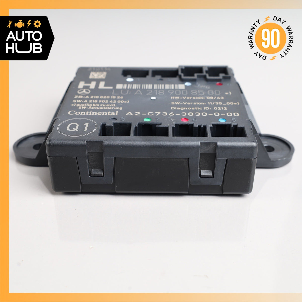 08-18 Mercedes W212 E350 C300 CLS550 Rear Left Side Door Control Module OEM 75k - photo 2