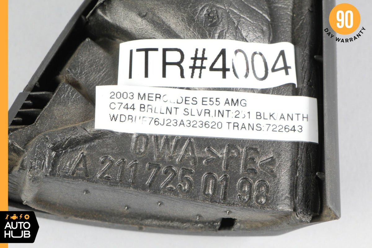 03-09 Mercedes W211 E320 E55 AMG E500 Tweeter Speaker Cover Front Left Black OEM - photo 6