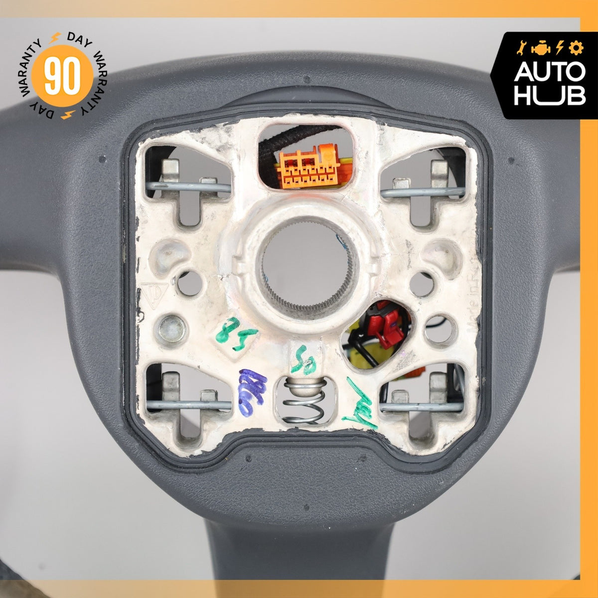 11-14 Porsche Cayenne 958 Steering Wheel w/ Paddle Shifters Black OEM - photo 19