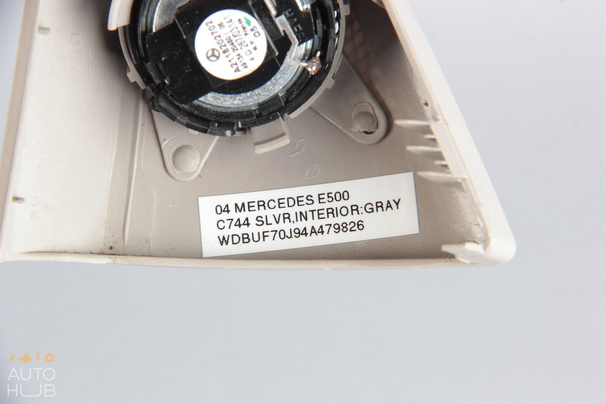 03-09 Mercedes W211 E320 E350 E500 Front Right Tweeter Speaker Cover Gray OEM - photo 8