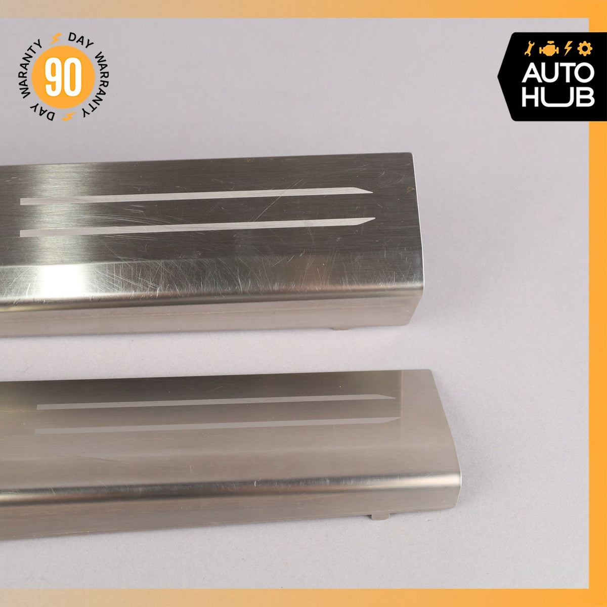 14-24 Jaguar X152 F-Type R Left & Right Illuminated Door Step Sill Panel Set OEM - photo 7
