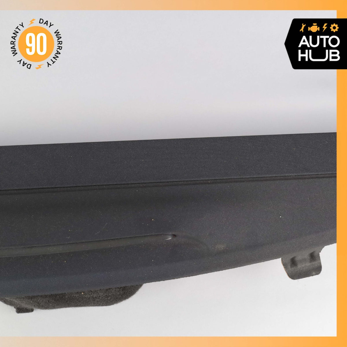 10-13 Mercedes W221 S550 Rear Window Sun Shade Screen Roller Blind w/ Trim OEM - photo 5