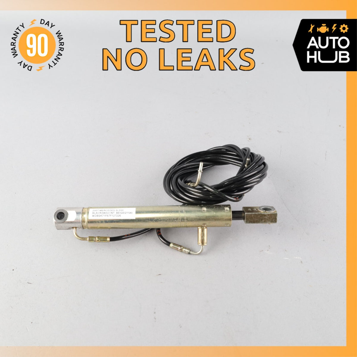Mercedes R230 SL550 SL55 Convertible Top Main Drive Lift Cylinder Right Side OEM - photo 1