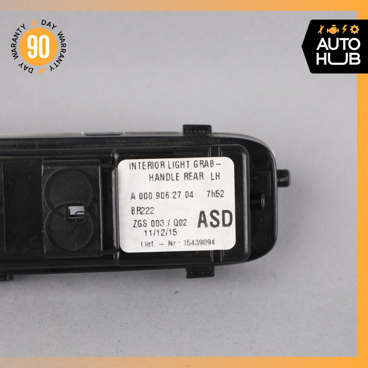 14-17 Mercedes W222 S600 S550 S63 AMG Dome Light Lamp Rear Left Side Gray OEM - photo 8