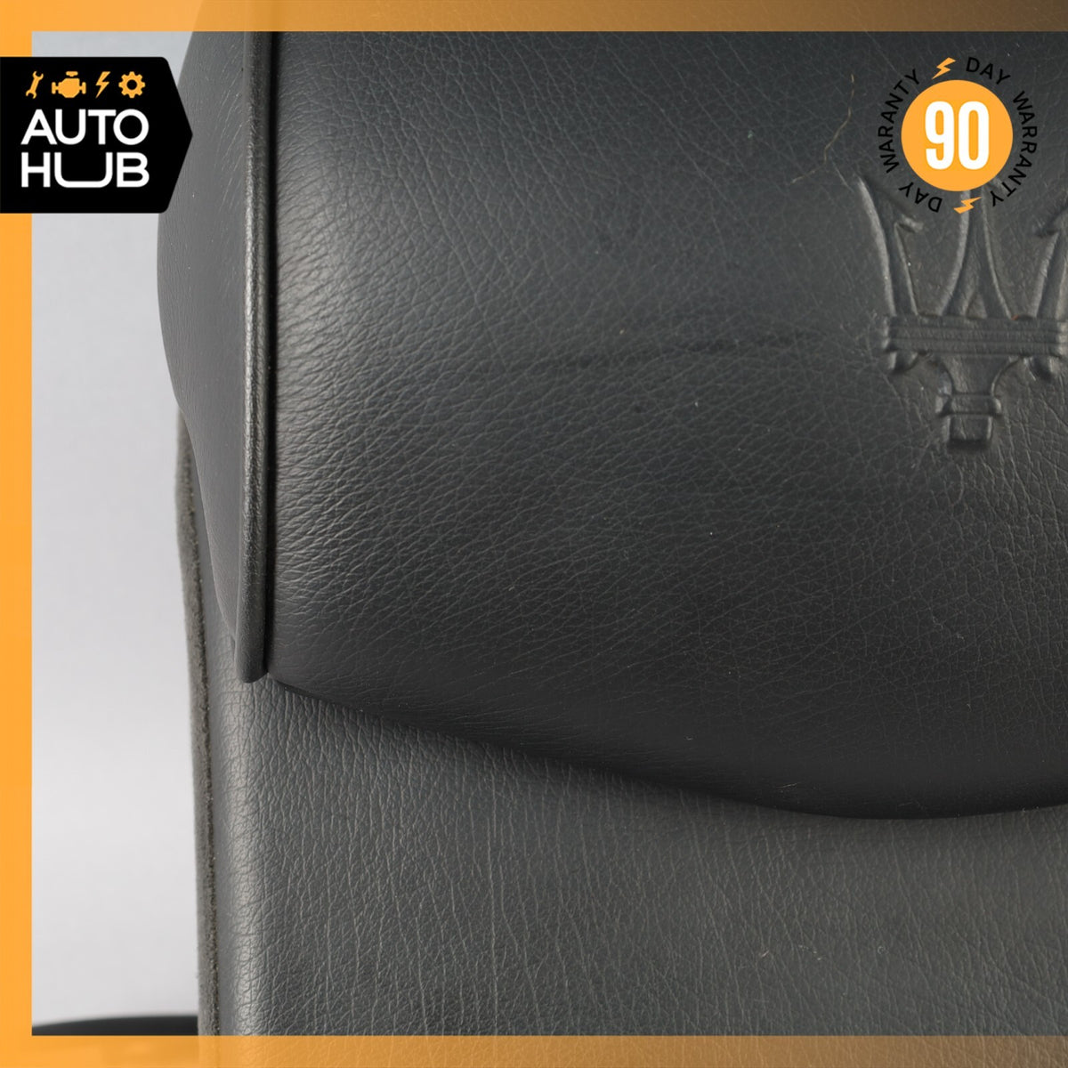 03-13 Maserati Quattroporte M139 Rear Center Seat Headrest Black OEM - photo 5