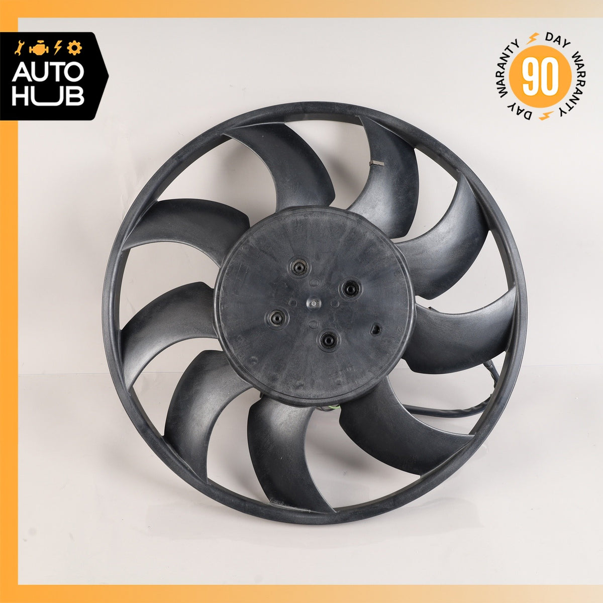 15-25 Porsche Macan 95B S GTS Turbo Radiator Cooling Fan Motor w/ Blade OEM 44k - photo 10