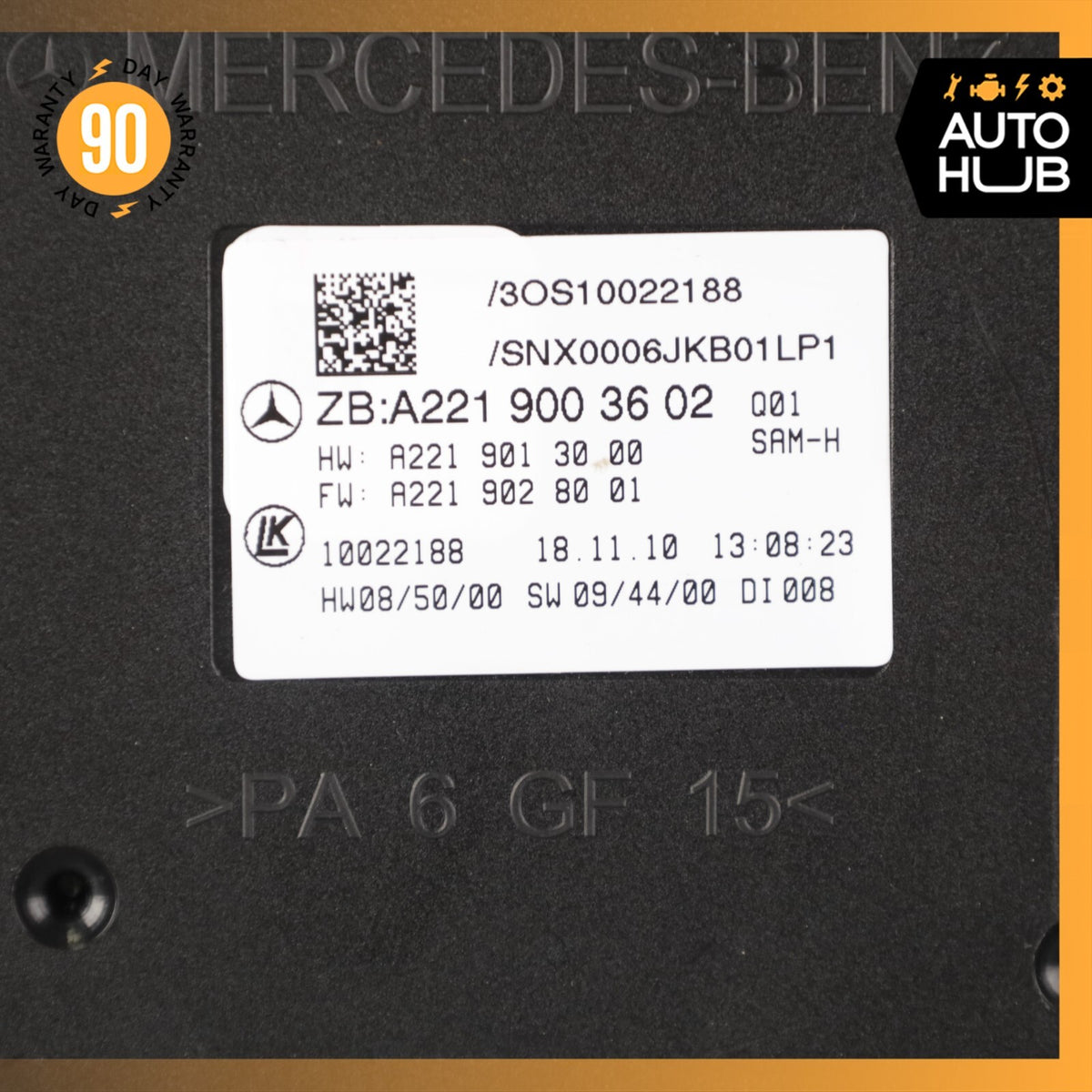 10-13 Mercedes W221 S400 S550 S65 AMG Rear Sam Fuse Box Relay Module Control OEM - photo 7