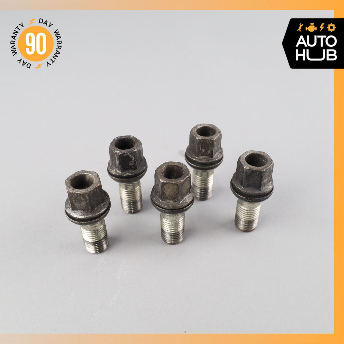 Audi C7 S6 Wheel Rim Lug Nut Bolt Set of 5 WHT002438 OEM - photo 1
