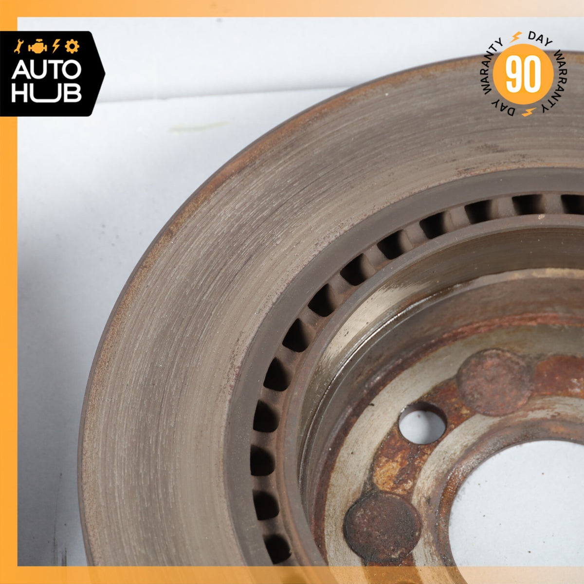 08-17 Mercedes W207 E350 E400 C350 Rear Brake Rotor Left and Right Set OEM - photo 15