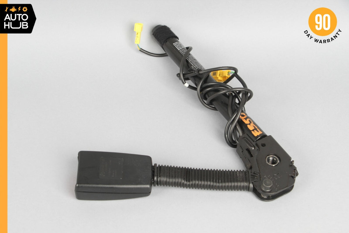 07-09 Mercedes W211 E350 CLS550 Front Right Side Seat Belt Buckle Black OEM - photo 3