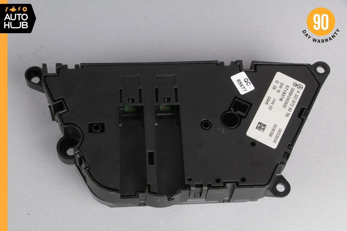 07-14 Mercedes W221 S400 CL550 Front Left Driver Seat Control Memory Switch OEM - photo 9