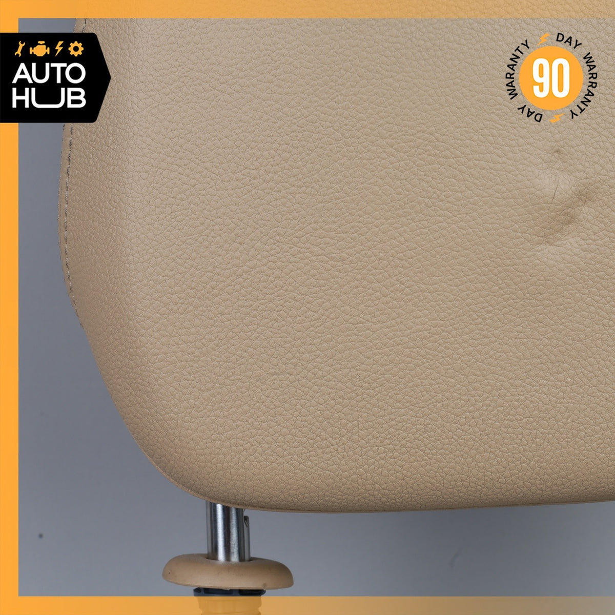 11-14 Porsche Cayenne 958 Hybrid S Front Left Side Headrest Head Rest Beige OEM - photo 3