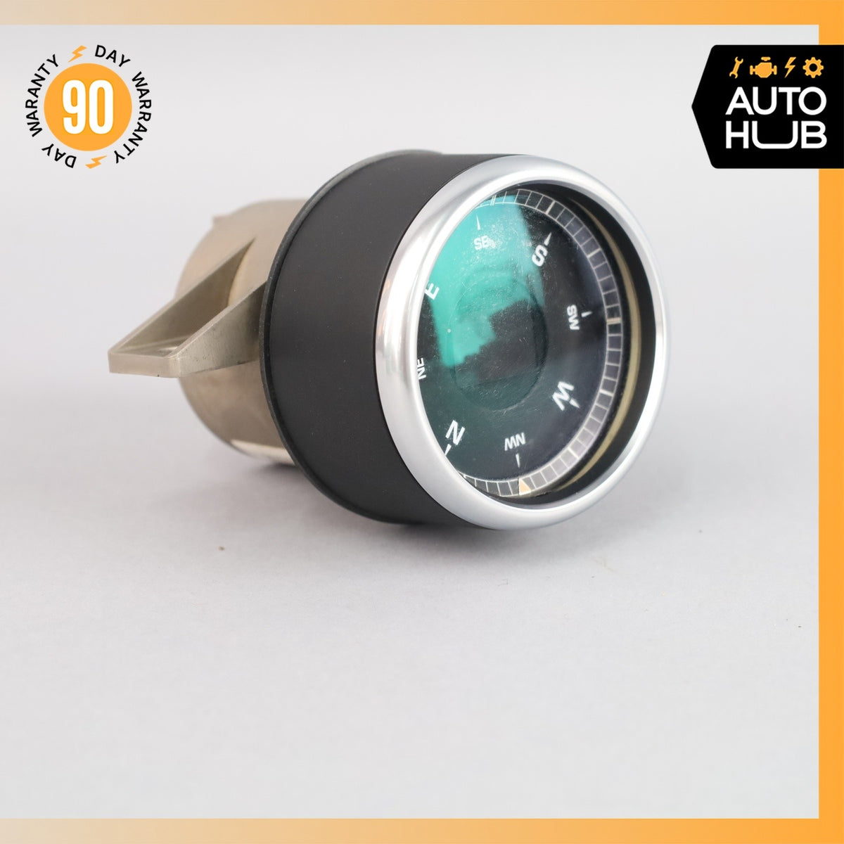 11-18 Porsche Cayenne 958 Turbo GTS Center Dashboard Compass 7P5919107F OEM - photo 2