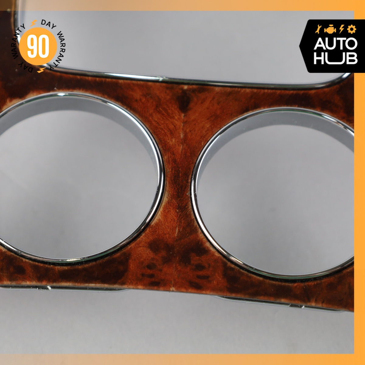 03-13 Bentley Continental GTC GT Dash Panel Speedometer Bezel Trim Wood OEM - photo 7