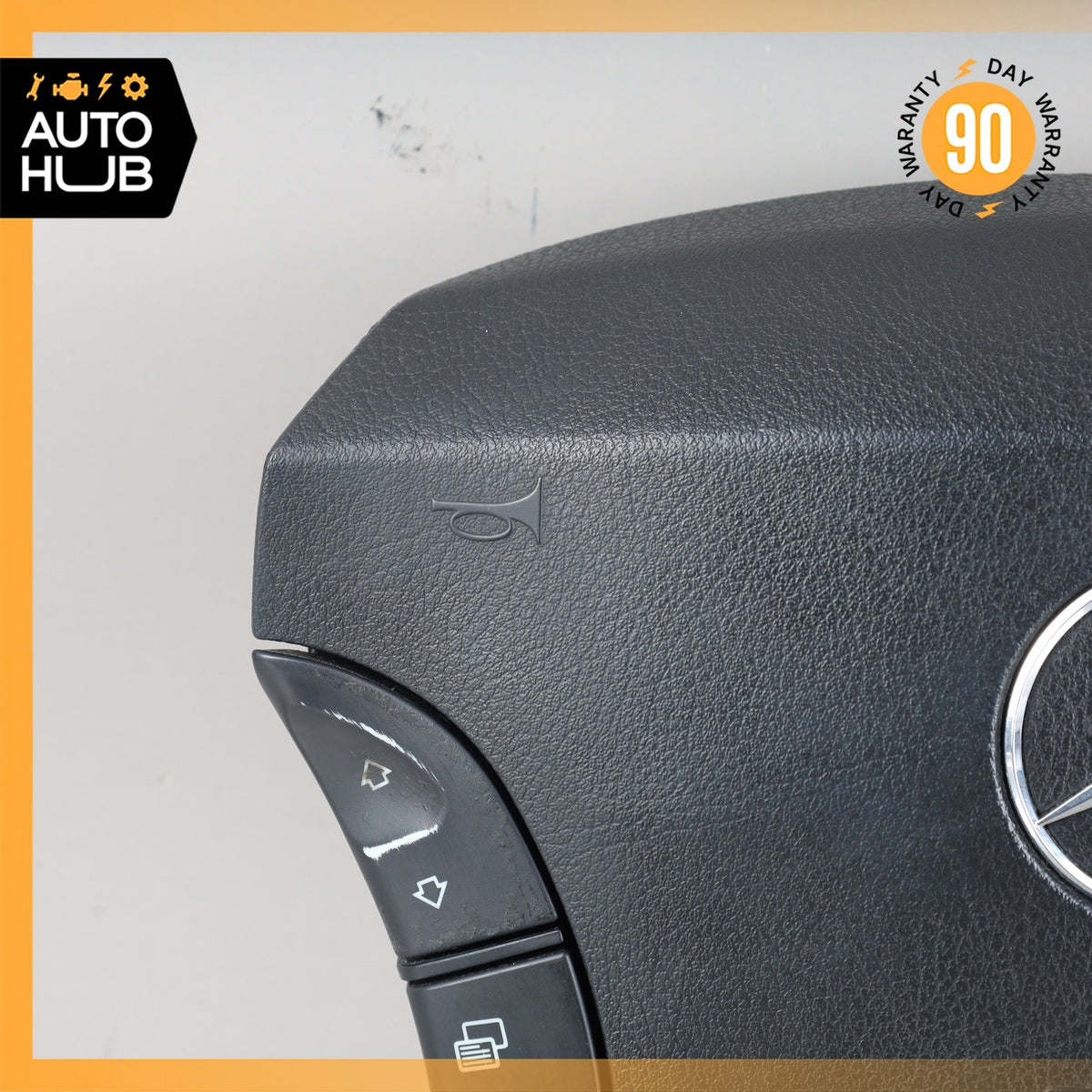 00-06 Mercedes W215 CL55 AMG S430 S350 Steering Wheel Air Bag Airbag Black OEM - photo 2
