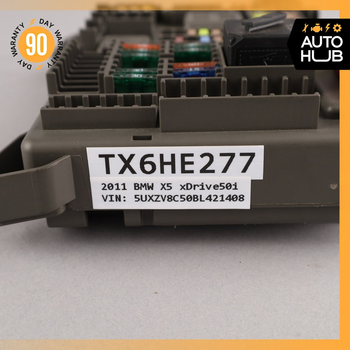 07-14 BMW E70 X5 X6 Rear Trunk Power Distribution Fuse Relay Box OEM - photo 10