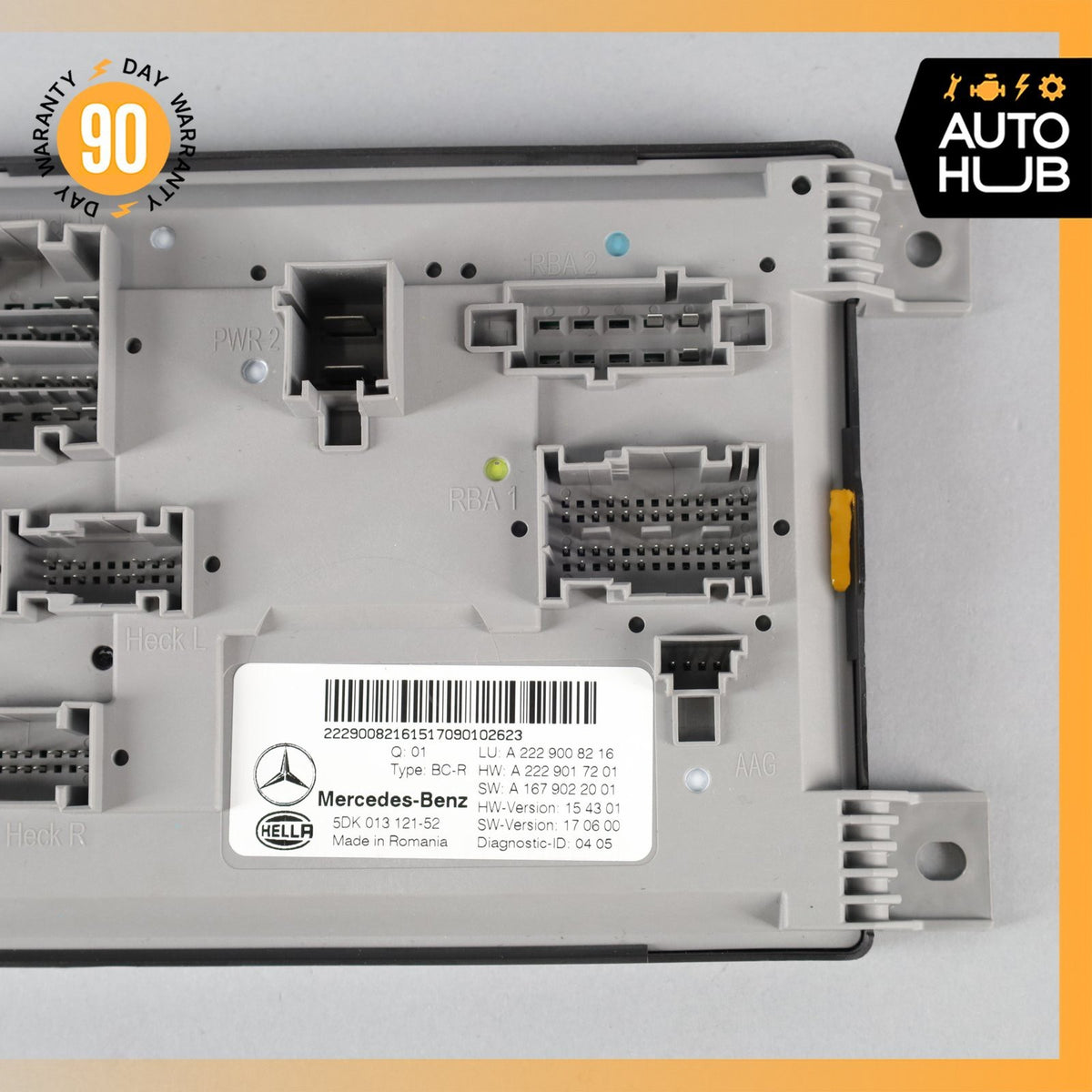 Mercedes W222 S450 Rear Trunk SAM Control Module 2229008216 OEM - photo 8