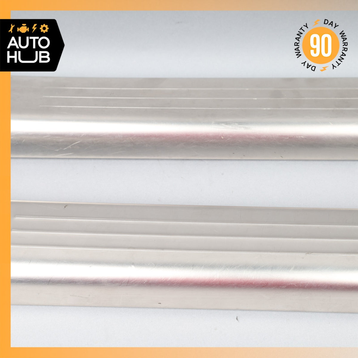 06-13 Bentley Continental Flying Spur Front Left & Right Door Step Sill Set OEM - photo 5