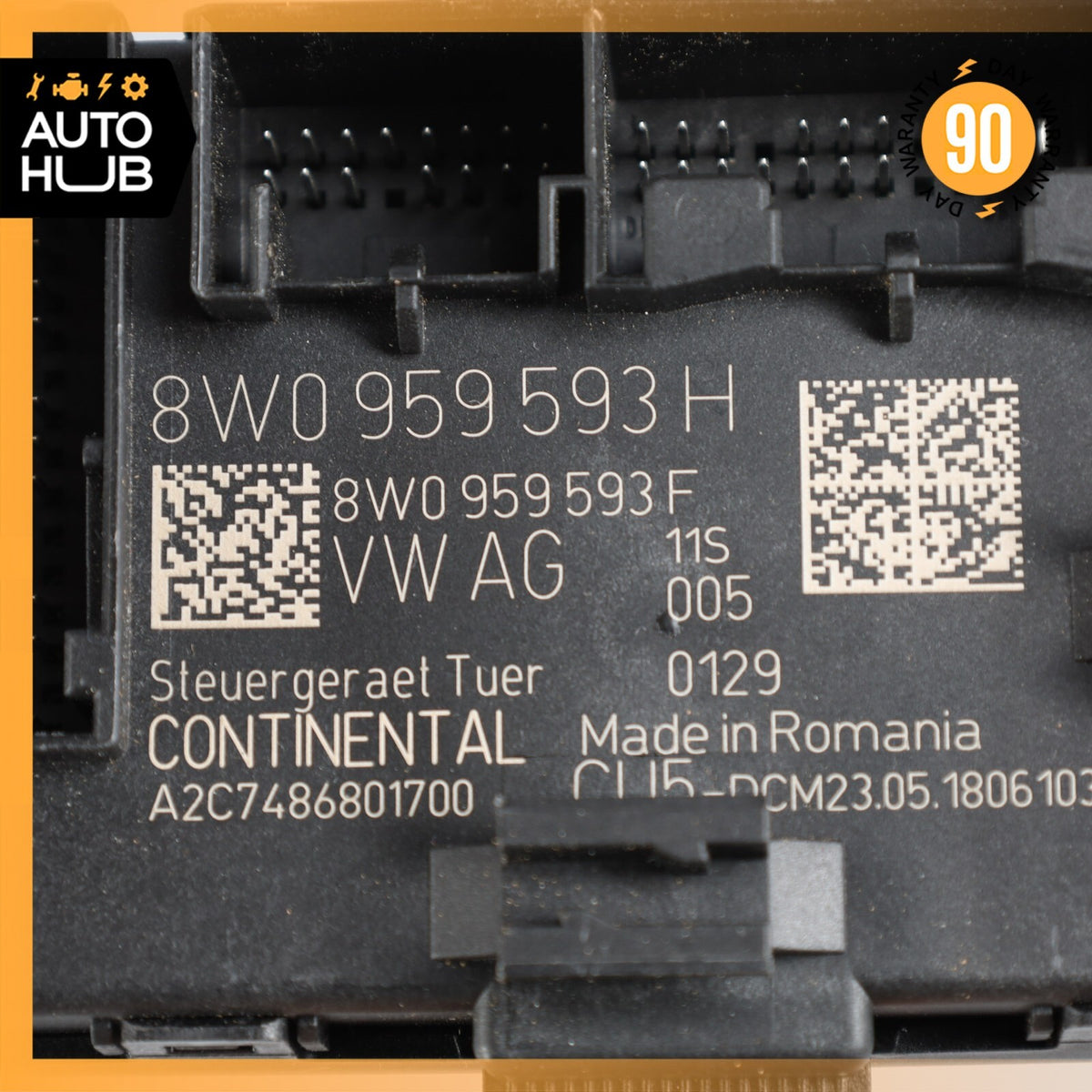 2018 Audi B9 A4 Front Left Driver Door Control Module Unit OEM 56k - photo 9