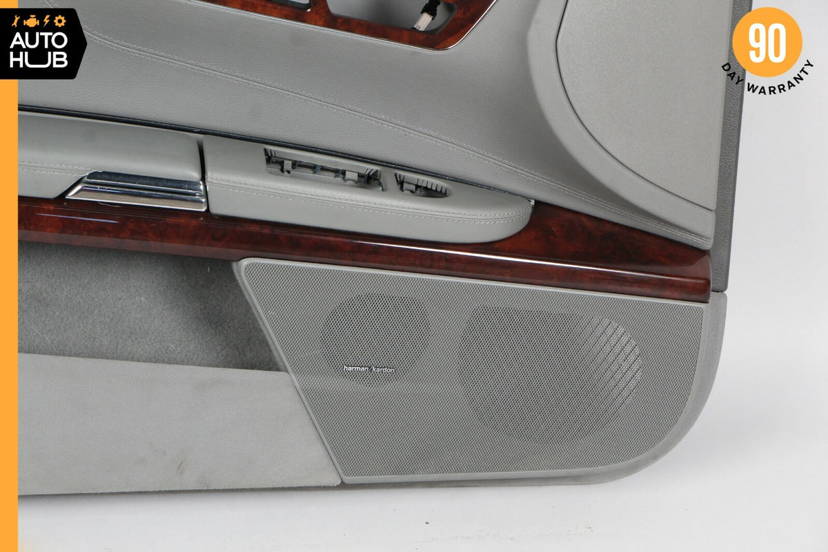 07-10 Mercedes W216 CL550 Interior Door Panel Front Left Driver Side Gray OEM - photo 7