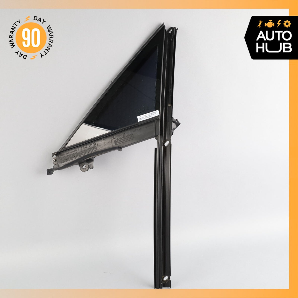 10-16 Porsche Panamera 970 Turbo GTS Front Left Side Door Vent Window Glass OEM - photo 1