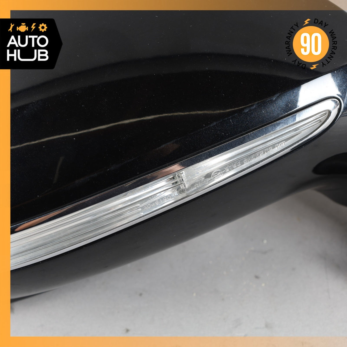14-18 Bentley Flying Spur Right Side Rear View Door Mirror Black 4W1857410A OEM - photo 11