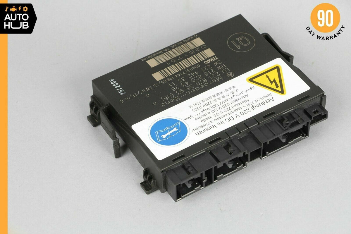 07-10 Mercedes W216 CL63 S63 AMG Front Left or Right Seat Contour Control Module - photo 2