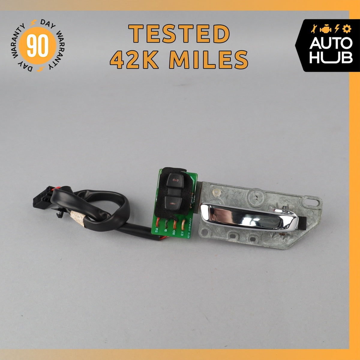 00-09 Bentley Arnage Front Right Interior Door Release Handle w/ Switch OEM - photo 1