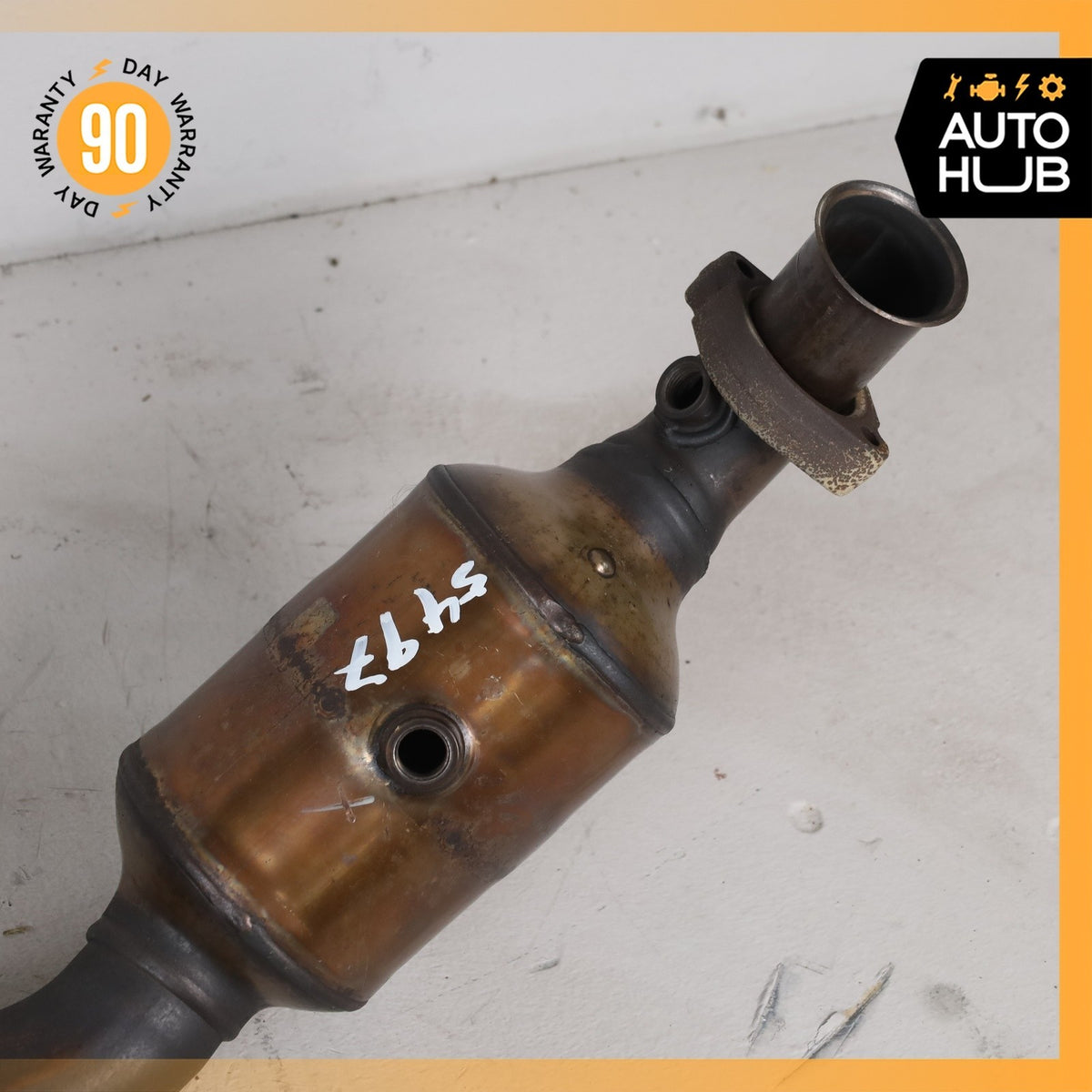Mercedes R230 SL550 Engine Left & Right Side Exhaust Downpipe Set of 2 OEM 90k - photo 8