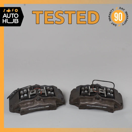 04-10 Porsche Cayenne 955 Front Left & Right Brake Caliper Set OEM - photo 1