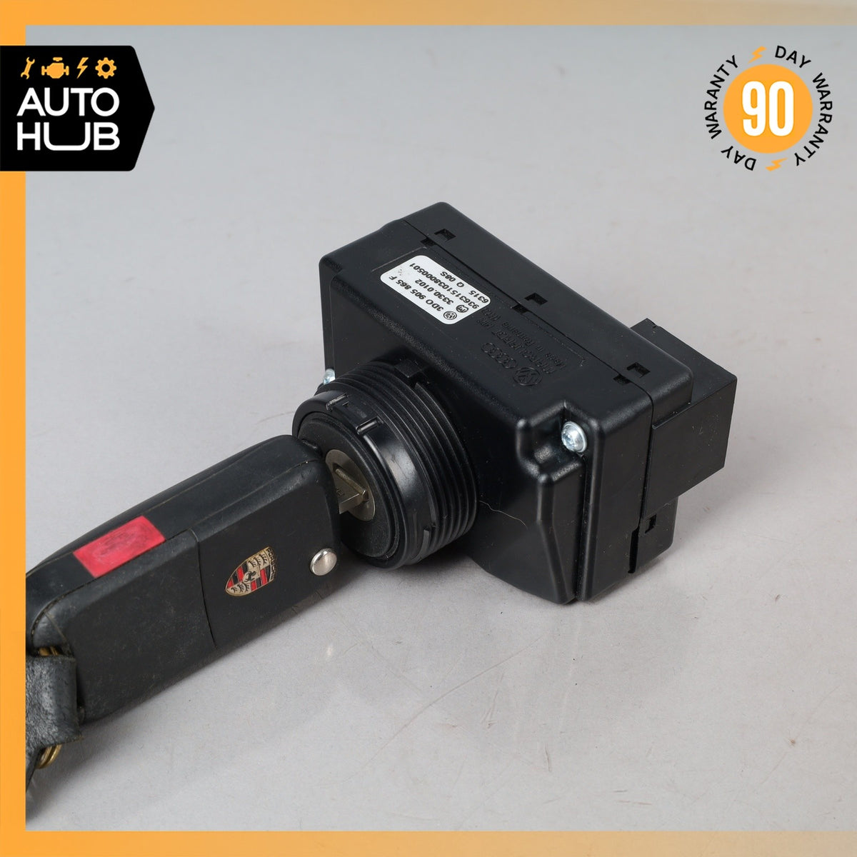 03-10 Porsche Cayenne 955 Start Ignition Switch Module w/ Key OEM - photo 5