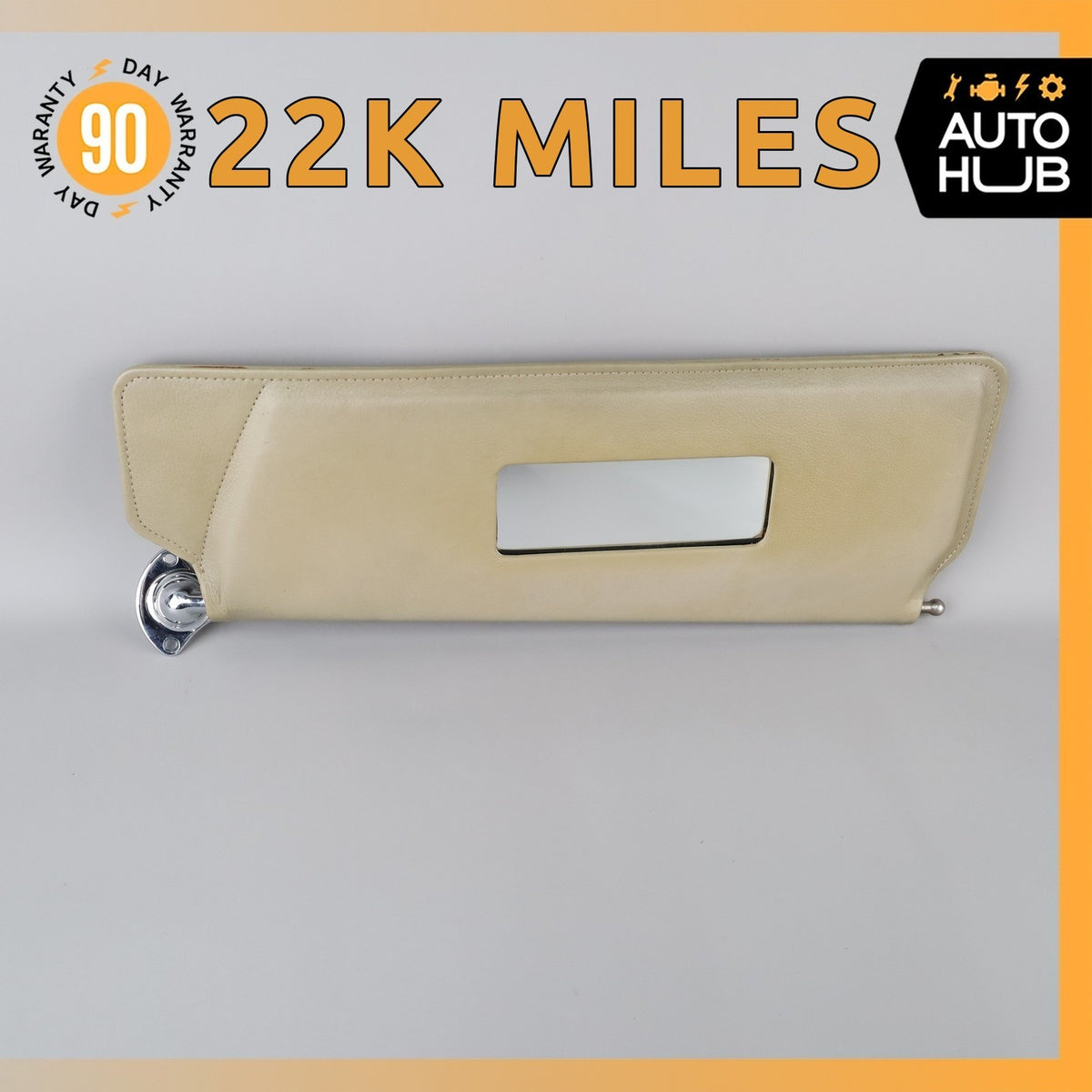 81-84 Rolls Royce Silver Spirit Right Side Sun Visor Shade Sunvisor Beige OEM - photo 1