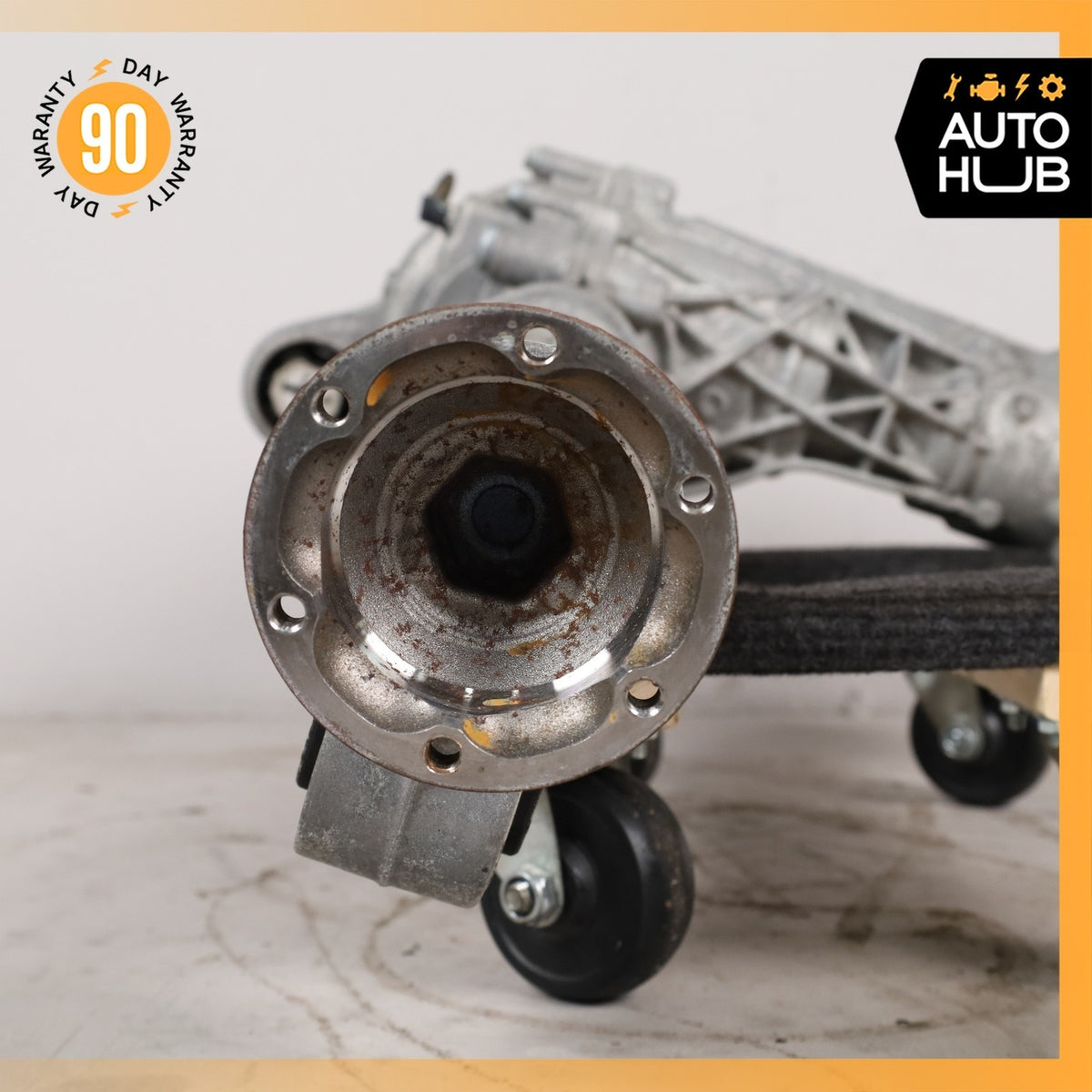 15-18 Porsche Cayenne 958 Turbo Front Differential Axle Carrier Diff OEM 92k - photo 17