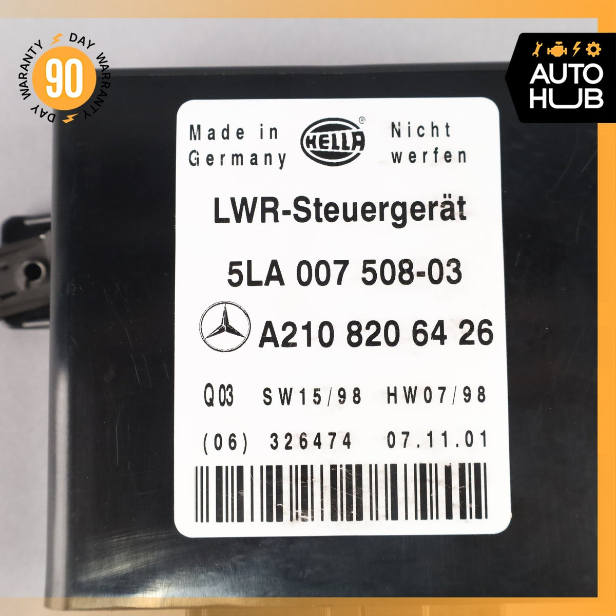 98-03 Mercedes W208 CLK430 CLK320 E320 Headlight Lamp Range Control Module OEM - photo 9