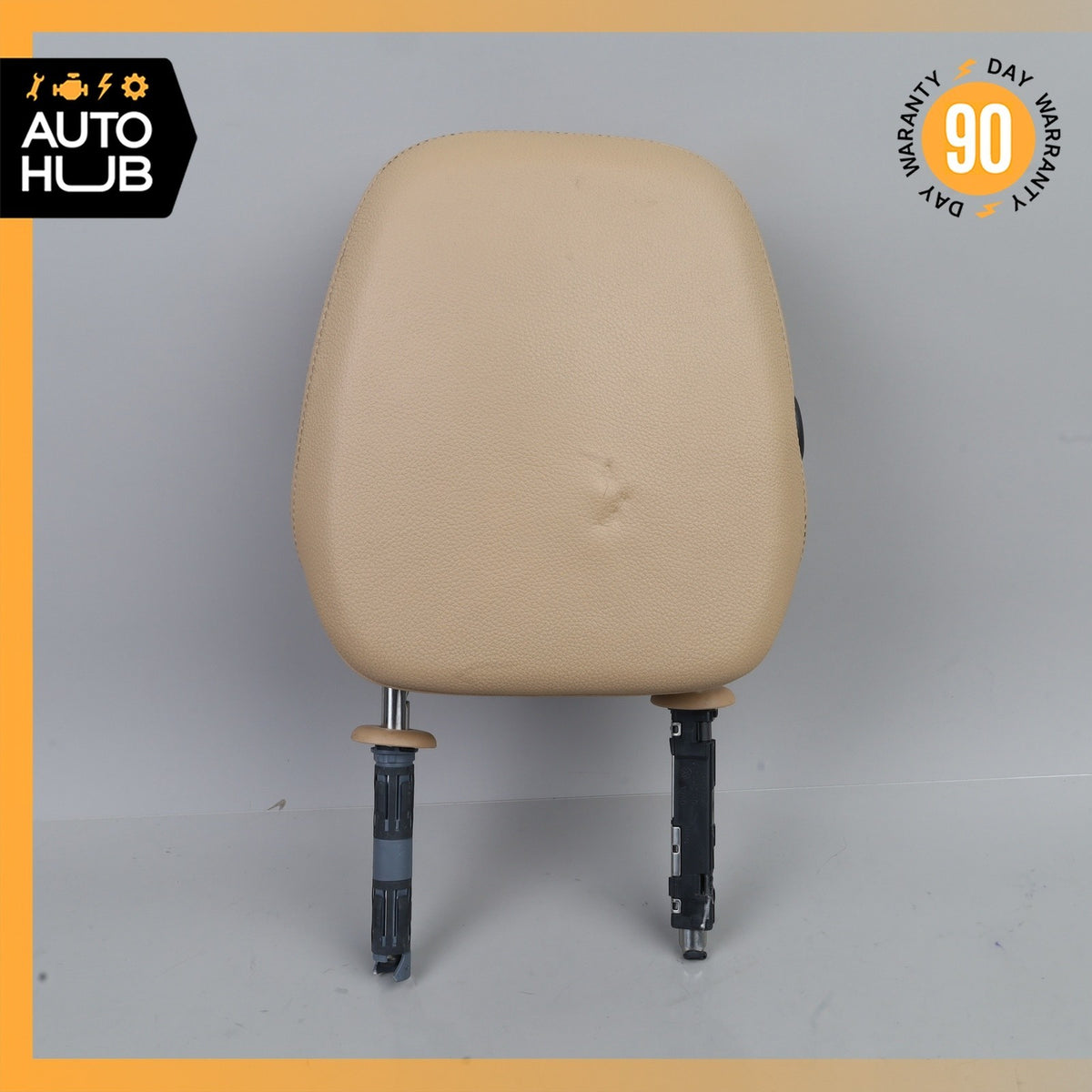 11-14 Porsche Cayenne 958 Hybrid S Front Left Side Headrest Head Rest Beige OEM - photo 1