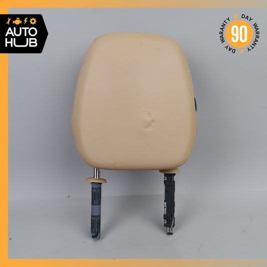11-14 Porsche Cayenne 958 Hybrid S Front Left Side Headrest Head Rest Beige OEM - photo 1