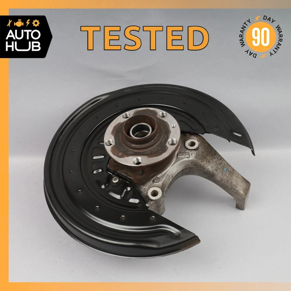 03-13 Bentley Continental GT Rear Right Side Spindle Knuckle Hub OEM - photo 1