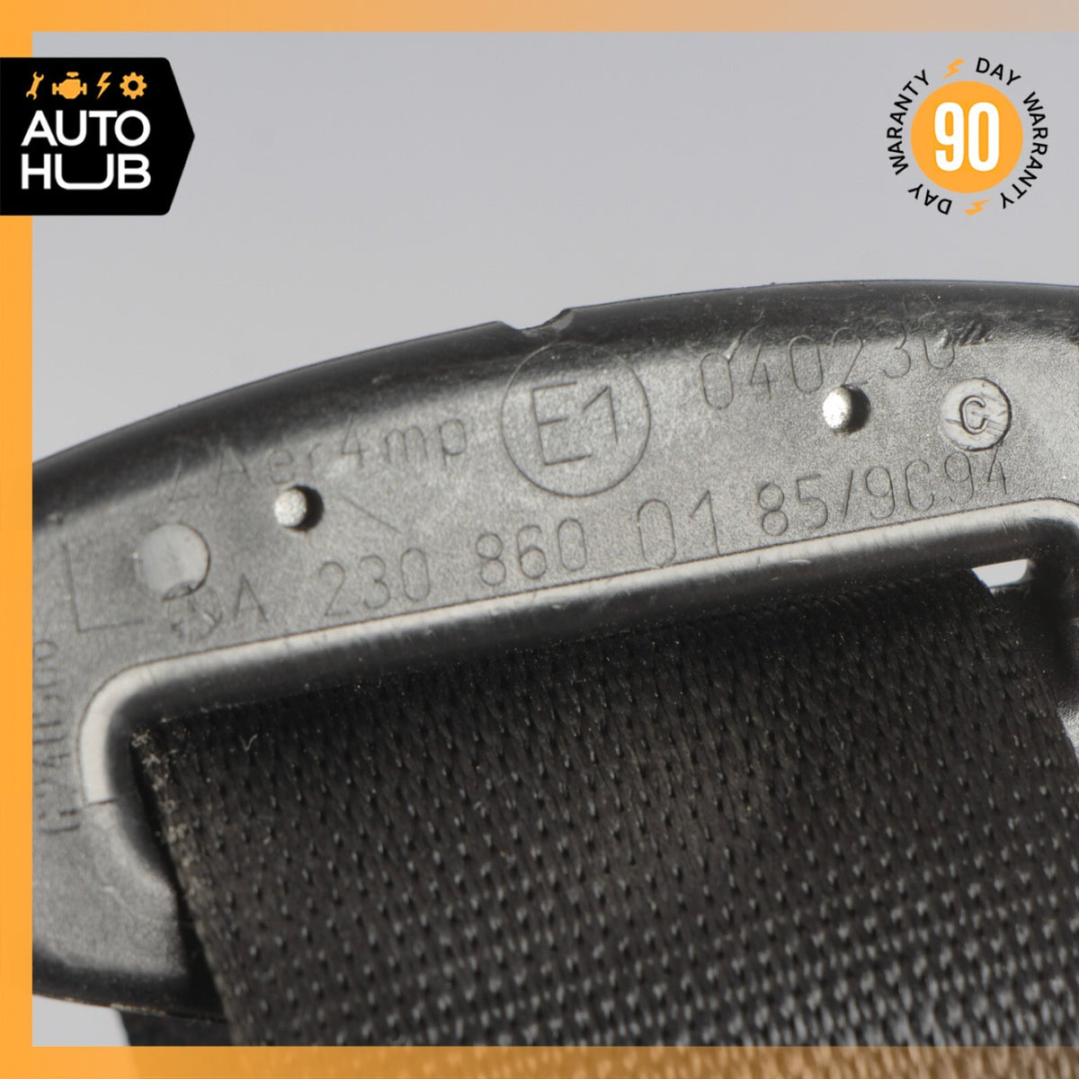07-12 Mercedes R230 SL550 SL55 AMG Left Driver Seat Belt Retractor Black OEM 68k - photo 11