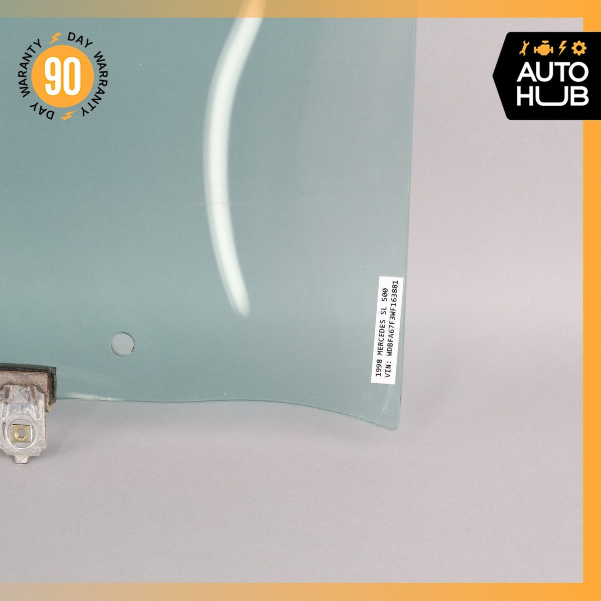 90-02 Mercedes R129 SL500 SL600 Front Right Side Door Window Glass OEM 72k - photo 19