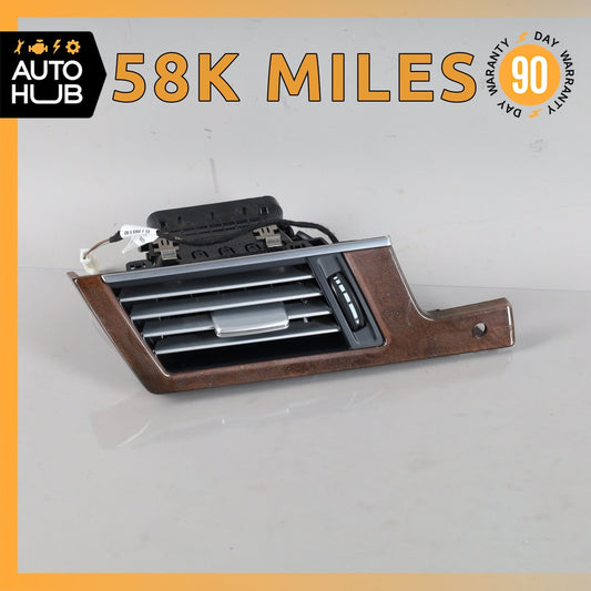 10-13 Mercedes W212 E350 Dashboard Dash AC A/C Air Vent Left Trim Wood OEM 58k - photo 1