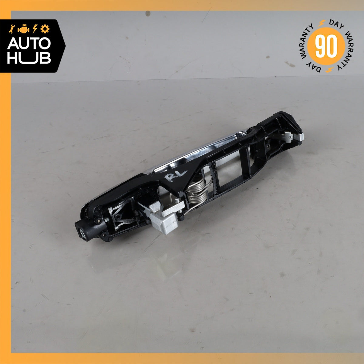 98-03 Mercedes W210 E430 E55 AMG Rear Left Driver Side Door Handle Silver OEM - photo 5