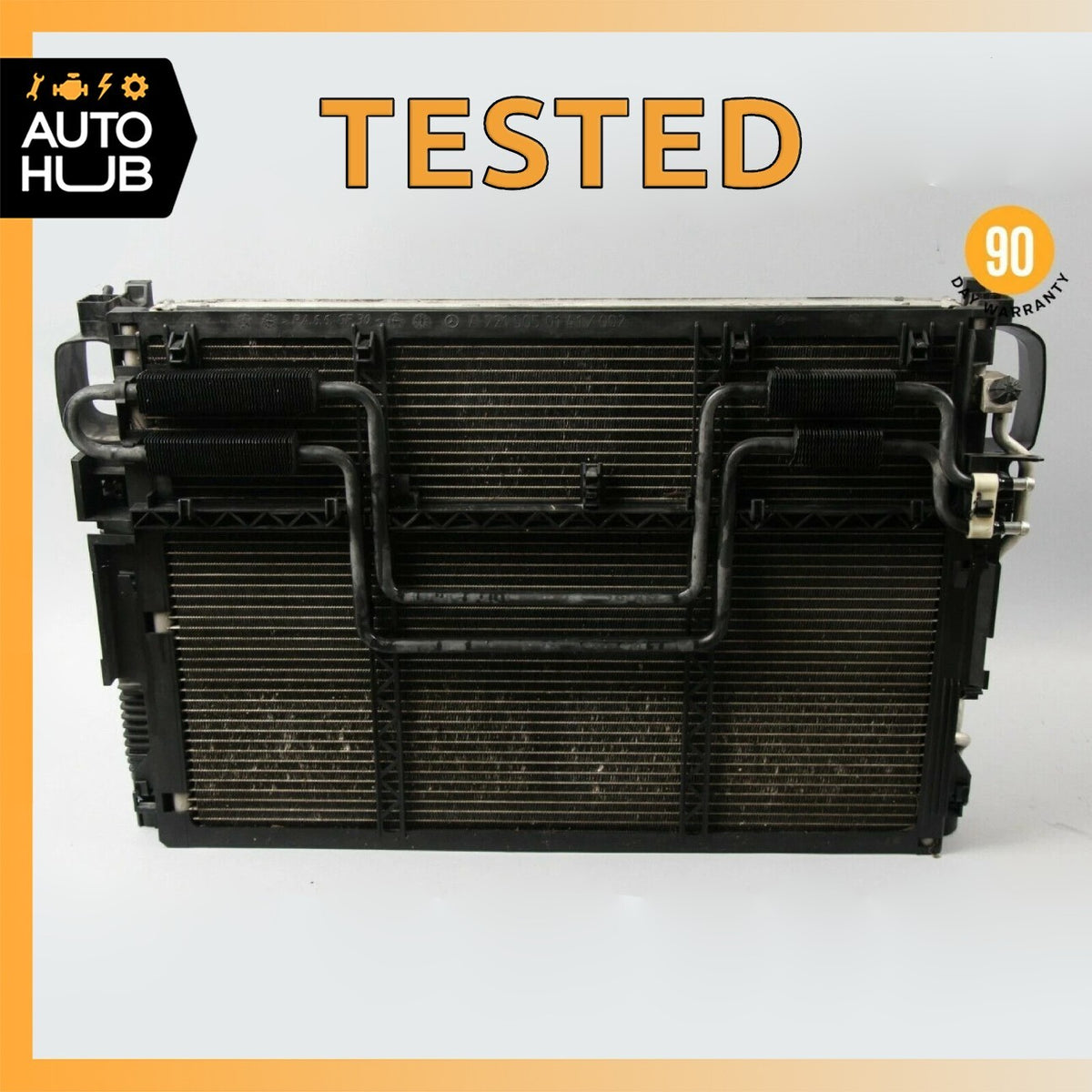07-09 Mercedes W221 S550 CL550 Cooling Radiator AC A/C Condenser Oil Cooler OEM - photo 1