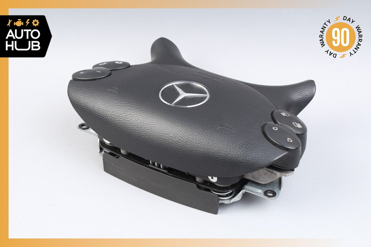 Mercedes R230 SL500 SL55 AMG CLK500 E350 Steering Wheel Airbag Air Bag Black OEM - photo 9